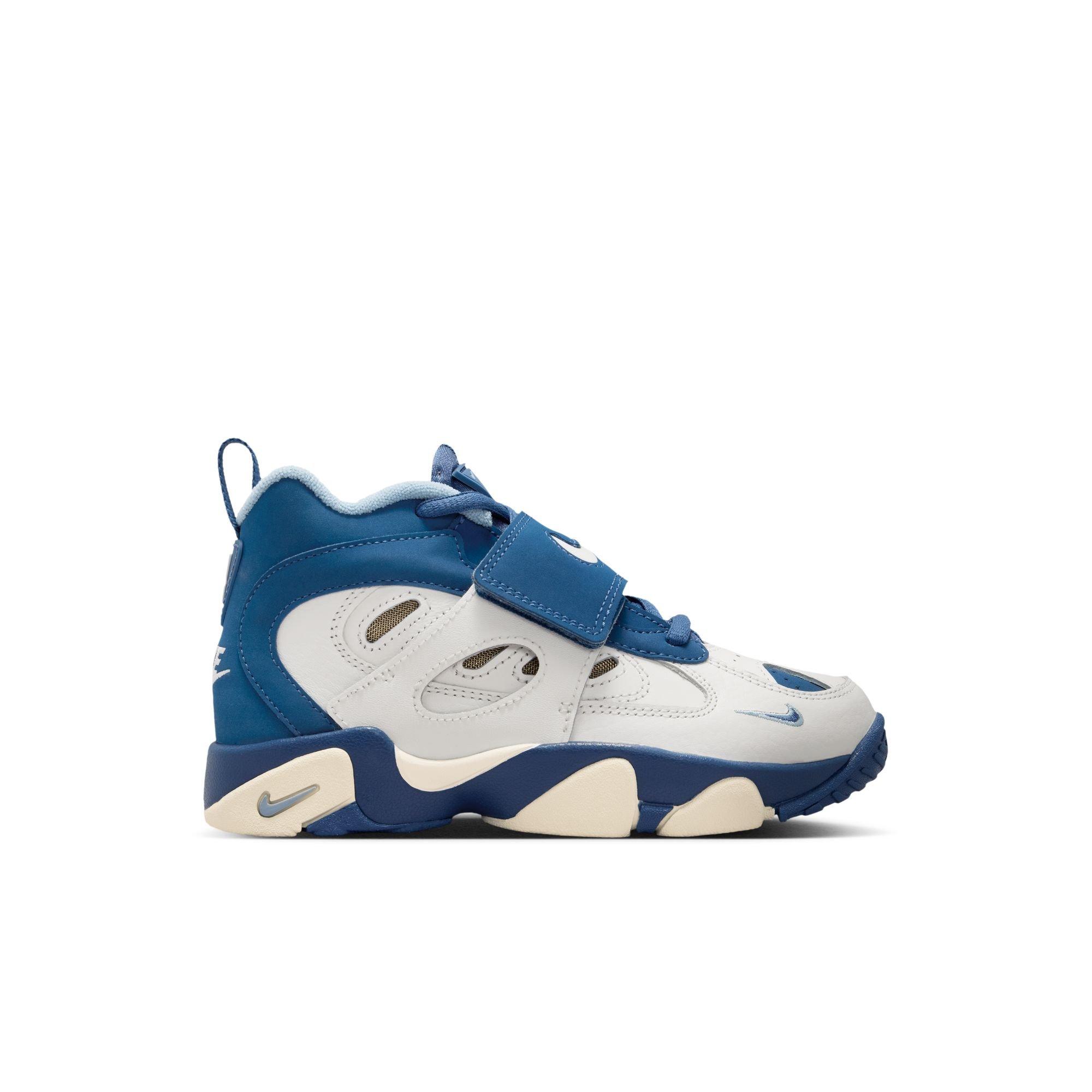 Nike Air Diamond Turf II "Royals" Preschool Kids' Shoe - SAIL/MYSTIC NAVY/BLUE GREY/METALLIC GOLD